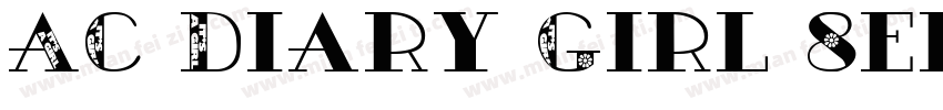 AC Diary Girl 8eirua字体转换